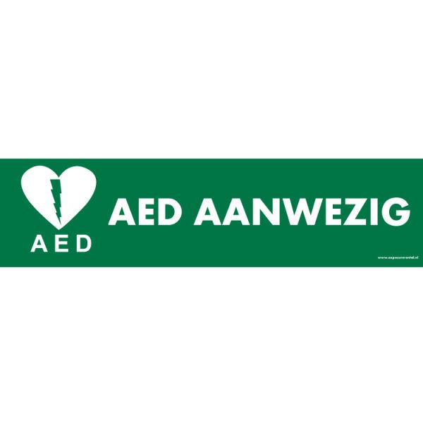 80001001 - Banner opzethek AED