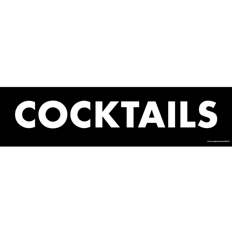 80001021 - Banner opzethek cocktails