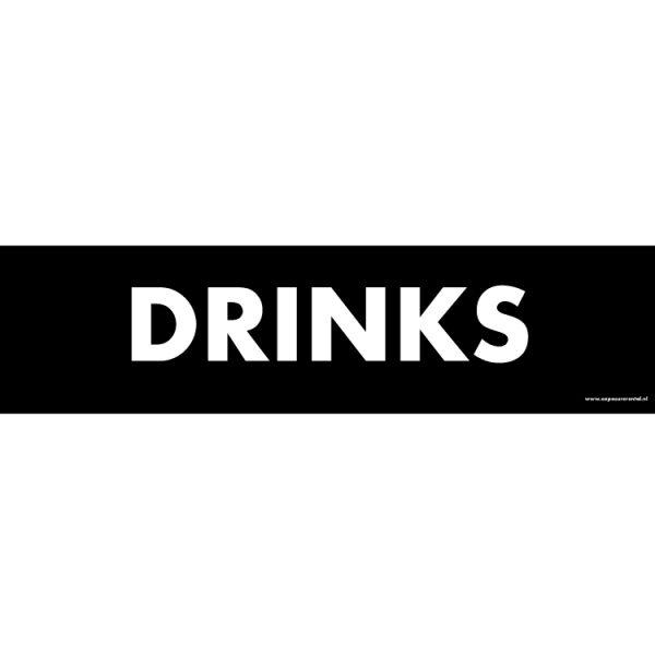80001035 - Banner opzethek drinks