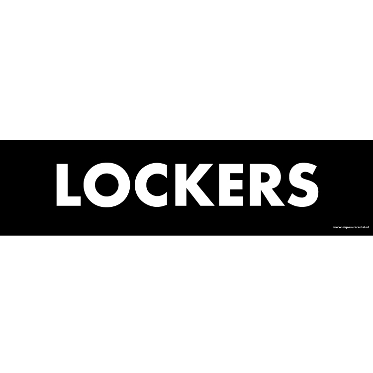 80001102 - Banner opzethek lockers