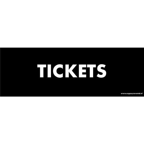 80101006 - Dranghekbanner tickets