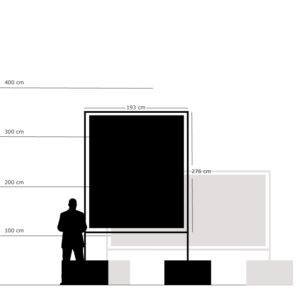 XL-frame-staand