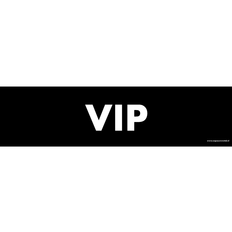 80001191 - Banner opzethek VIP