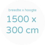 1500 x 300 cm
