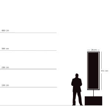 84001056 - frame 60 x 200 cm hoog