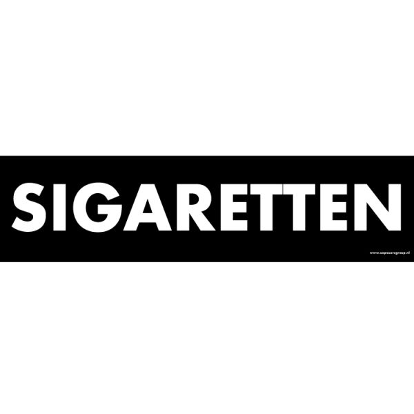 80001161 - banner opzethek sigaretten