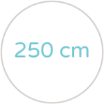 250 cm